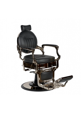 Барбер кресло CAESAR Mercury Black Chrome Black VIP01
